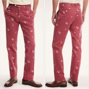 Brooks brothers seagull pattern pants